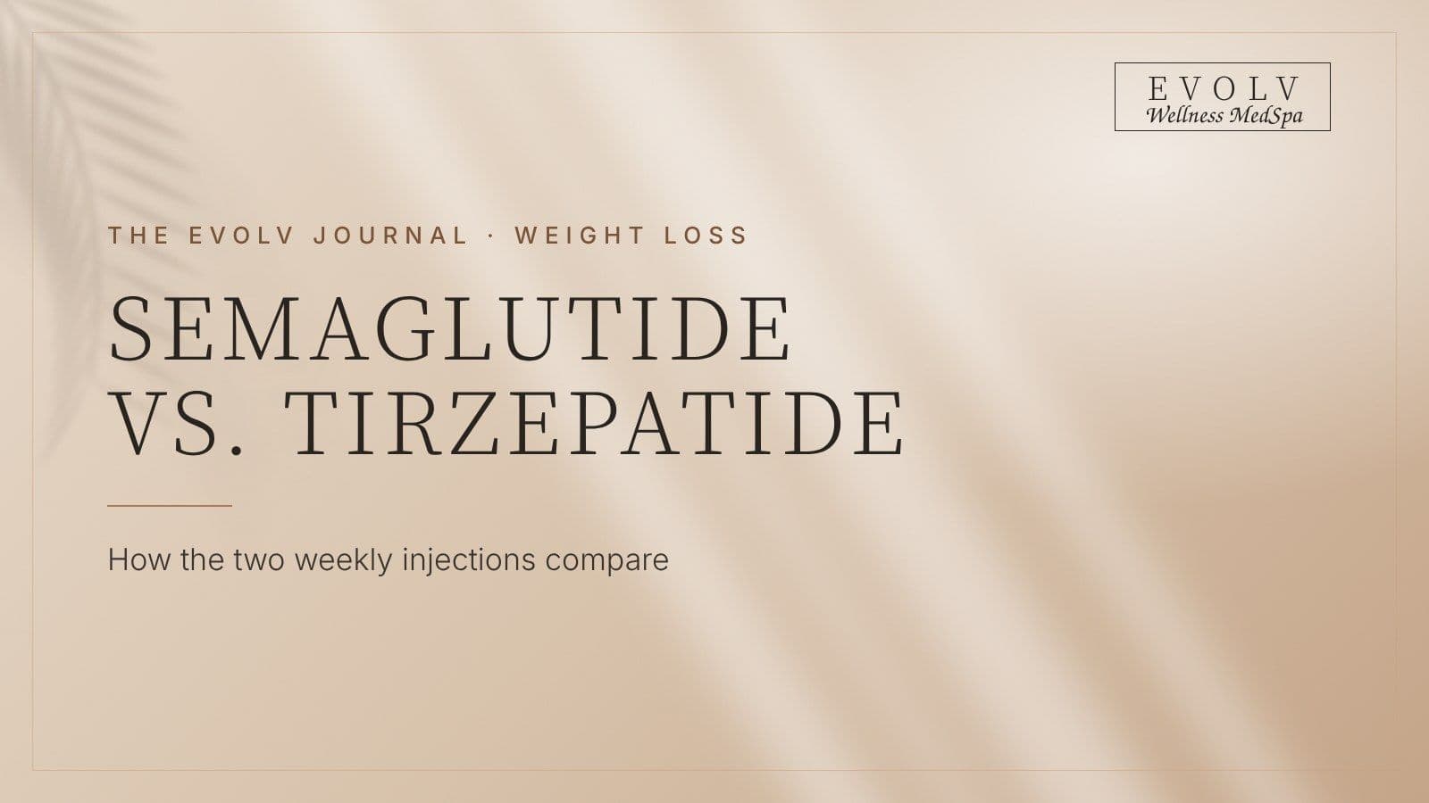 Semaglutide vs. Tirzepatide: Which Weight-Loss Injection Is Right for You?